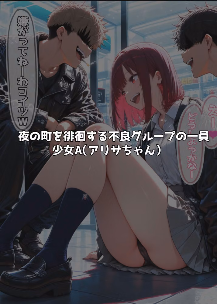 おしおき！！よるの迷惑っ娘たち〜不良少女アリサ編〜 hitomiエロ漫画raw サンプル画像001
