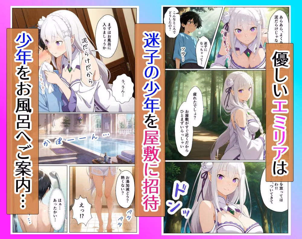 森で迷った僕を拾ったのはエ〇リアとレ〇でした〜屋敷で始まる種付け三昧の夏休み〜 hitomiエロ漫画raw サンプル画像002