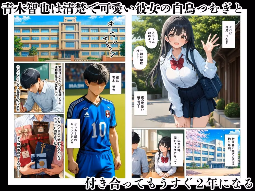 清楚彼女は処女を奪われイキ狂い寝取られる hitomiエロ漫画raw サンプル画像001