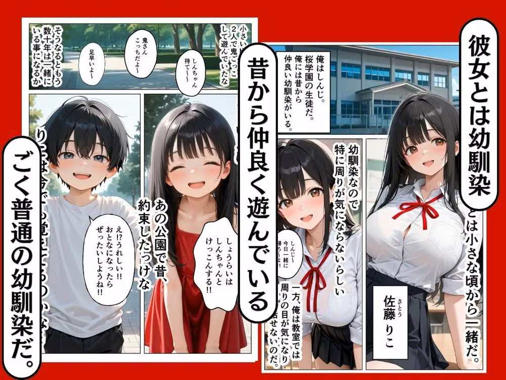 幼馴染の彼女が寝取られた話。 hitomiエロ漫画raw サンプル画像001