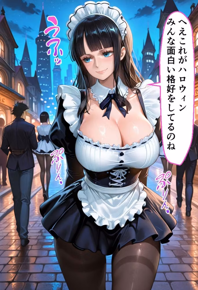 ヒロインとコスプレエッチ 〜ワ◯ピース ロビン編〜 hitomiエロ漫画raw サンプル画像002
