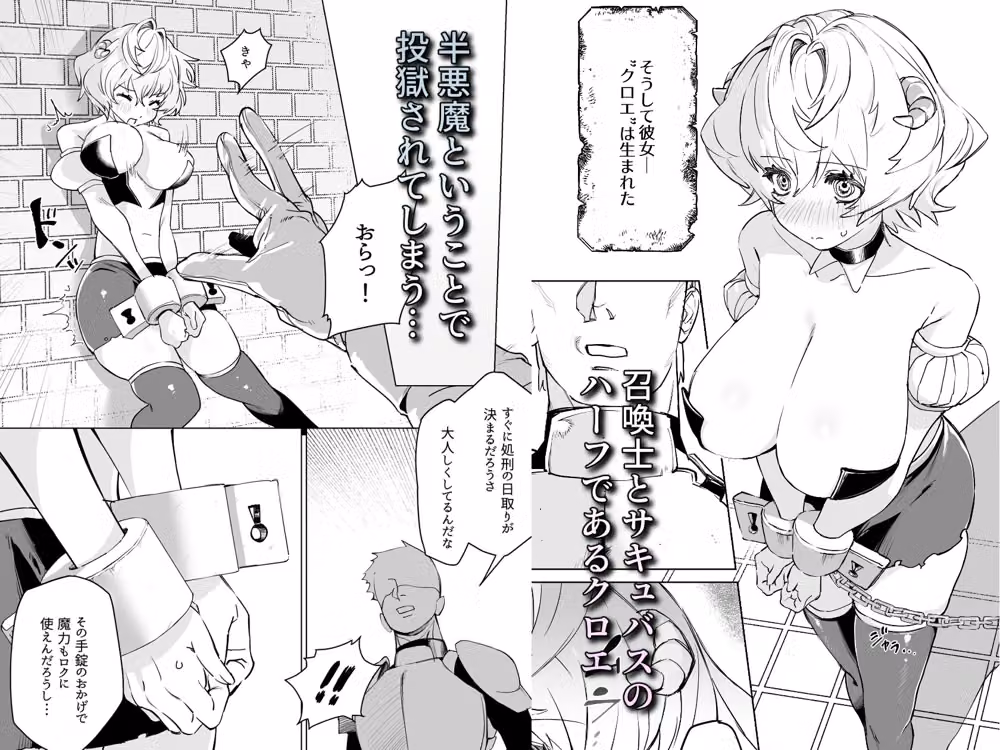 失敗して召喚した上級悪魔にたっぷり中出し魔力供給される hitomiエロ漫画raw サンプル画像001