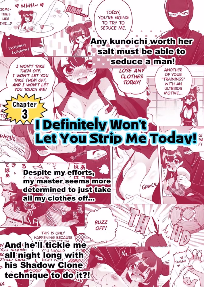 I Came to Train as a Kunoichi... But My Master Loves Tickling！？ hitomiエロ漫画raw サンプル画像003