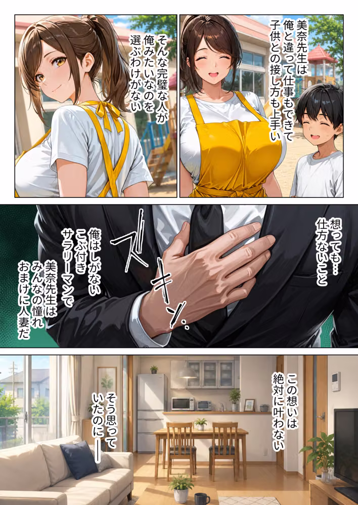 不妊に悩む人妻保育士に快楽を教え込んだら俺にだけメスの顔を見せてくれるようになった話 hitomiエロ漫画raw サンプル画像007