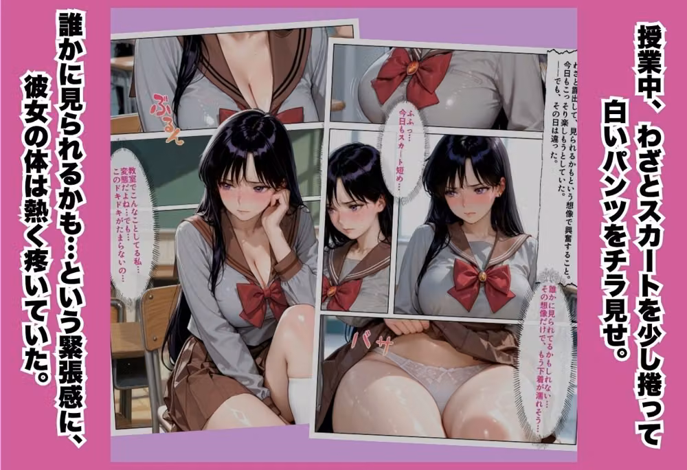 【学園露出】巨乳女子校生 生ハメSEX〜私、先生のペットになりました〜 Part.2 hitomiエロ漫画raw サンプル画像001