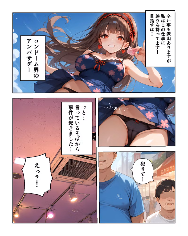 コンドームデリバリー夜華ちゃんの受難 1 hitomiエロ漫画raw サンプル画像004