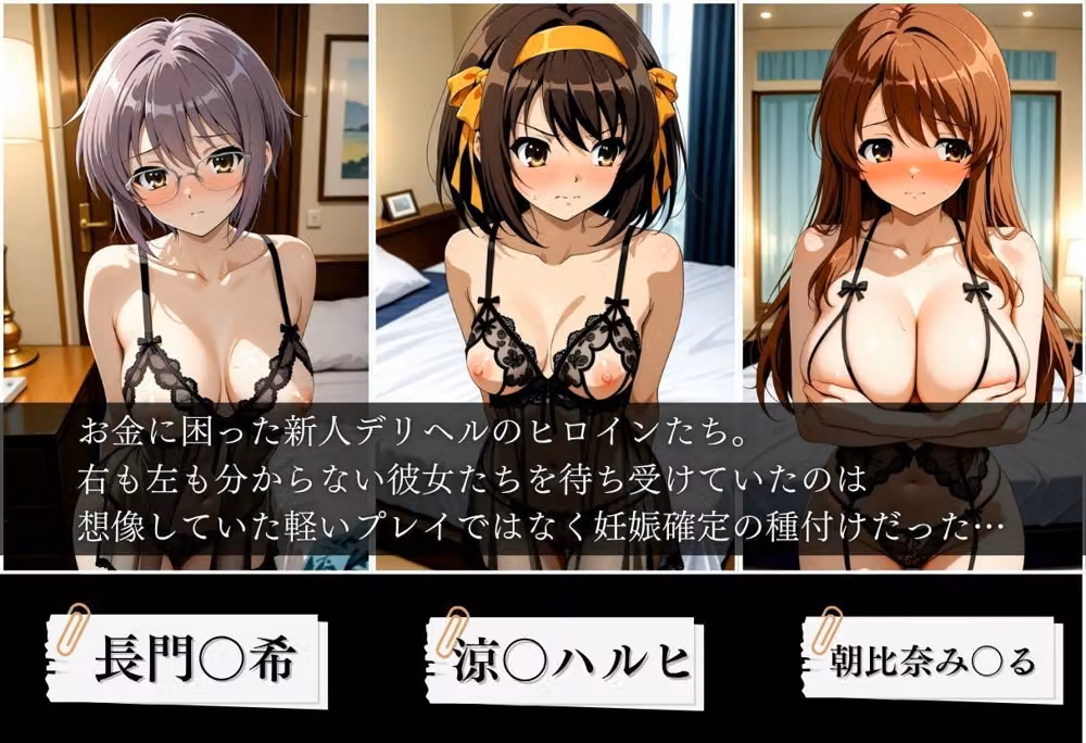 新人デリヘル嬢に無許可中出しした話 涼〇ハルヒの憂鬱編 hitomiエロ漫画raw サンプル画像001