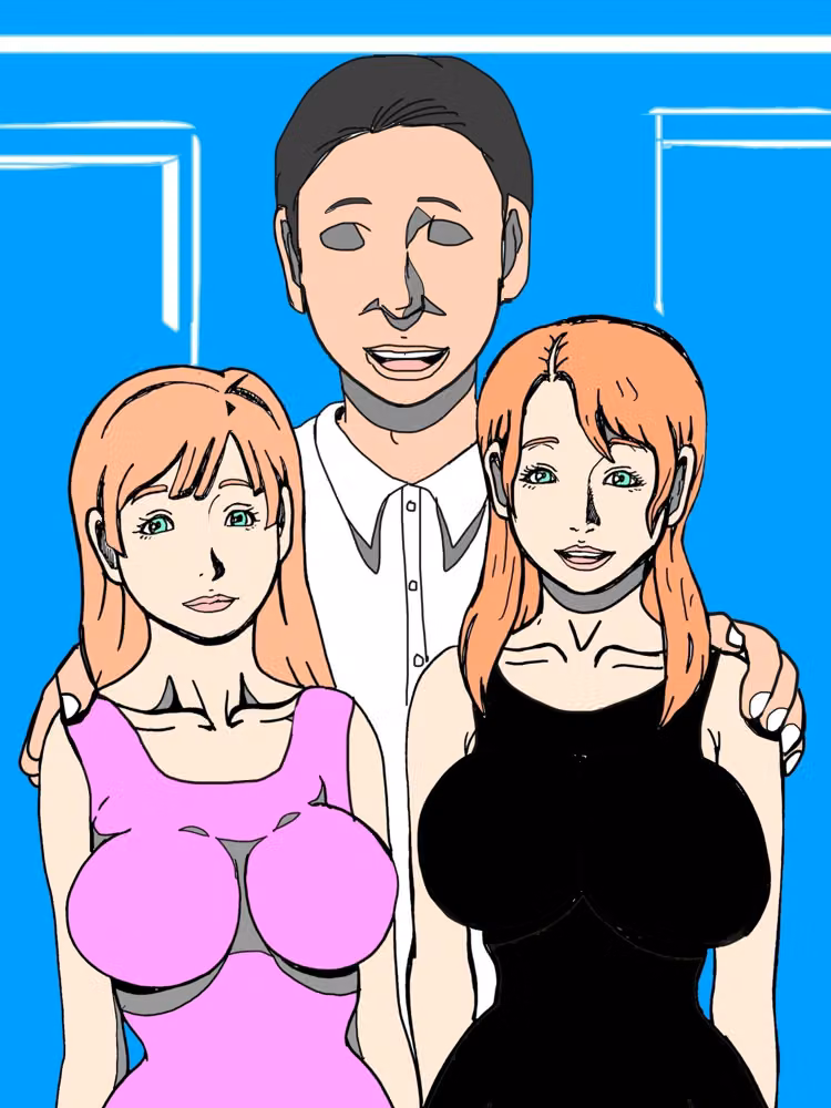 尊敬する上司の奥様と娘さんと交尾キメてます hitomiエロ漫画raw サンプル画像003