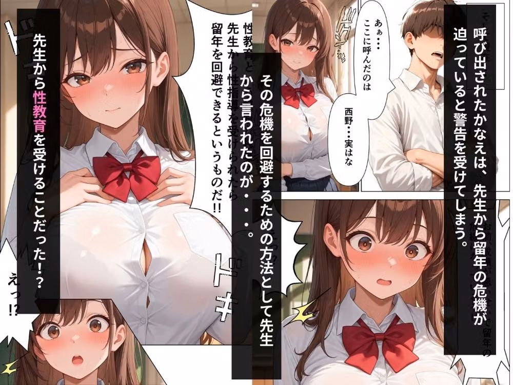 とある女子校生が性教育を受け中出しセックスされる話 hitomiエロ漫画raw サンプル画像003