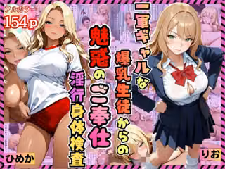 一軍ギャルな爆乳生徒からの魅惑のご奉仕「淫行身体検査」〜りお・ひめか編〜【漫画】【女子校生】【褐色】【中出し】【種付けプレス】【154p】