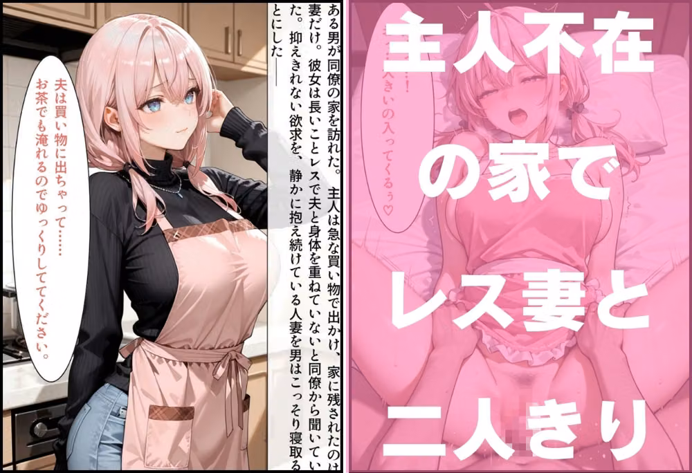 欲求不満レス人妻 夫の同僚にNTRされる話 〜夫不在 秘密の寝取られ中出し〜 hitomiエロ漫画raw サンプル画像001