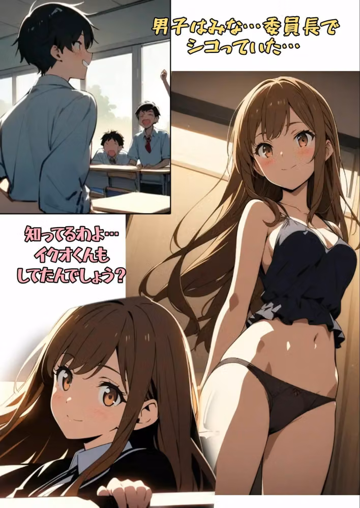 委員長のセックス研究会 hitomiエロ漫画raw サンプル画像003