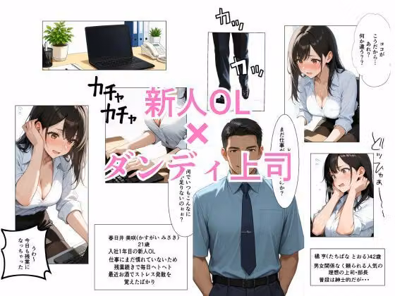 新人爆乳OLが絶倫上司のチンポで寝取られメス堕ちするまで hitomiエロ漫画raw サンプル画像001