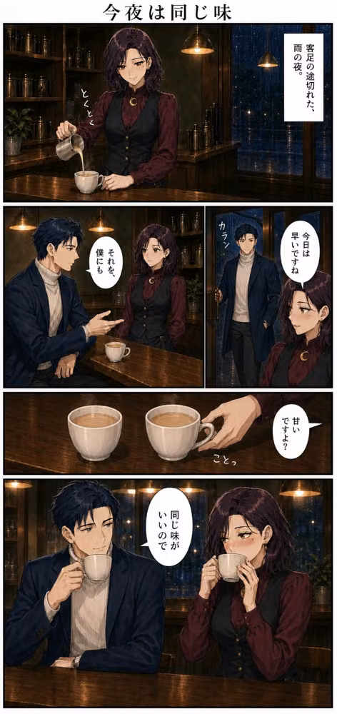 閉店五分前、恋は半分（10ページ） hitomiエロ漫画raw サンプル画像003