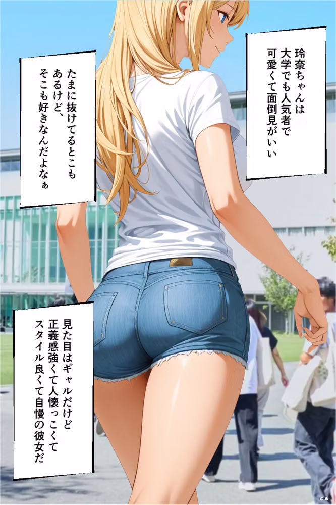 水着デート中の大好きな彼女を目の前で寝取られた話 hitomiエロ漫画raw サンプル画像004