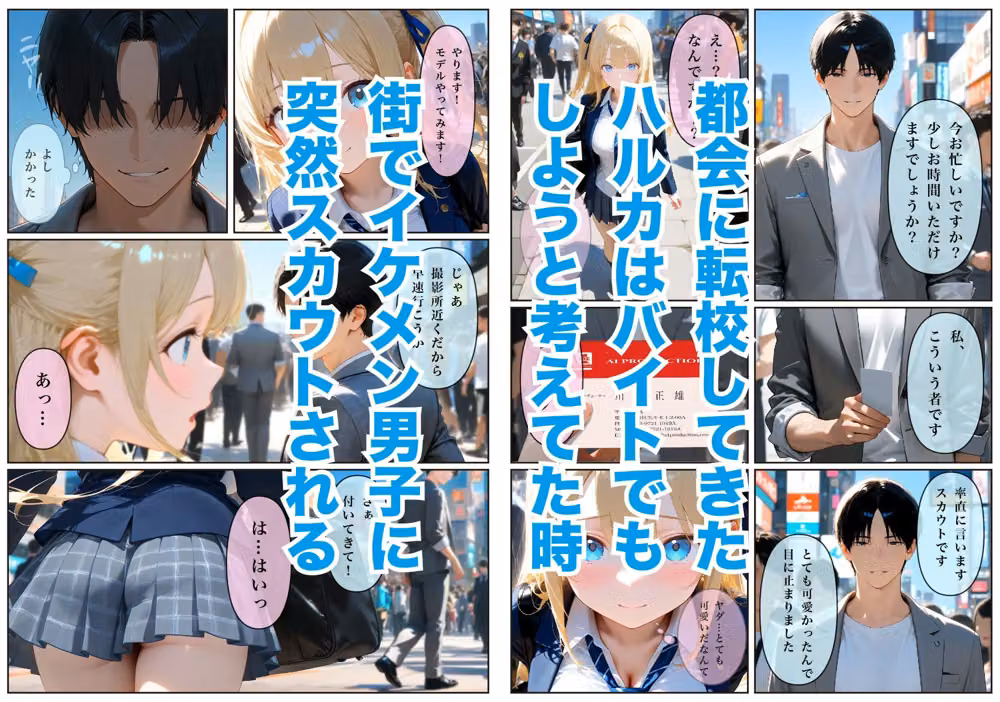 ハルカの黒歴史 悪夢のスカウト 前編 hitomiエロ漫画raw サンプル画像002