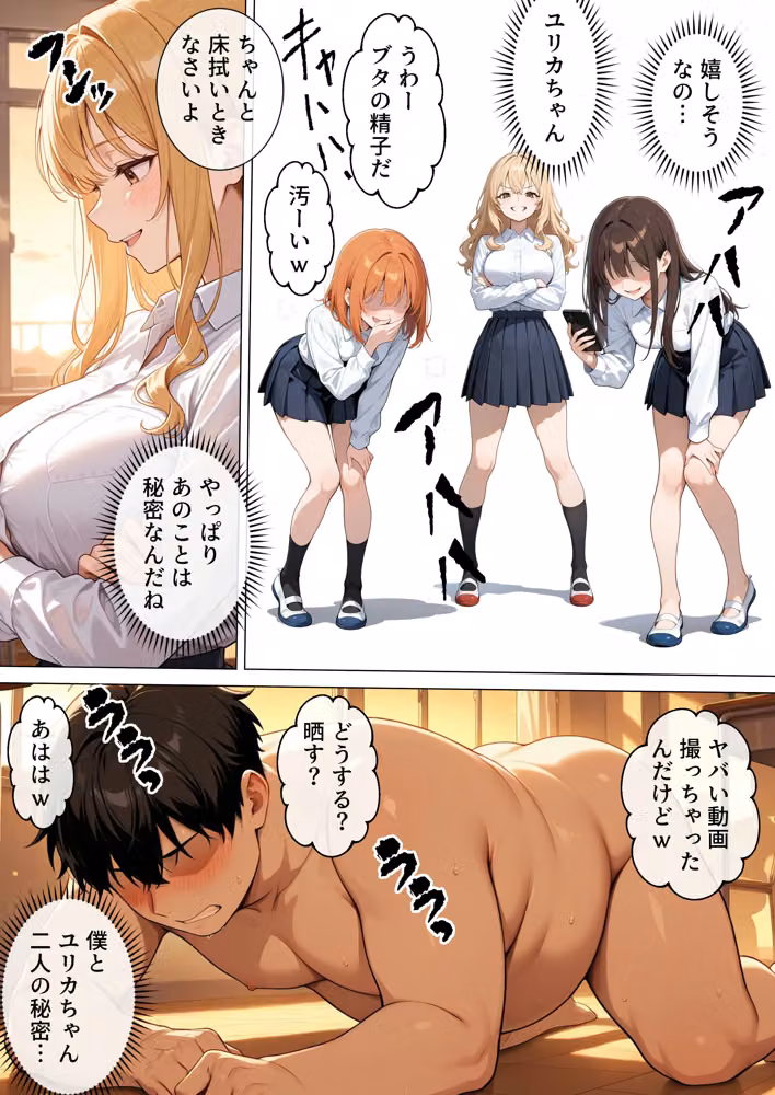 いじめてくるヤンキー女子が、屋上では僕のチ○ポでイキ狂う hitomiエロ漫画raw サンプル画像007