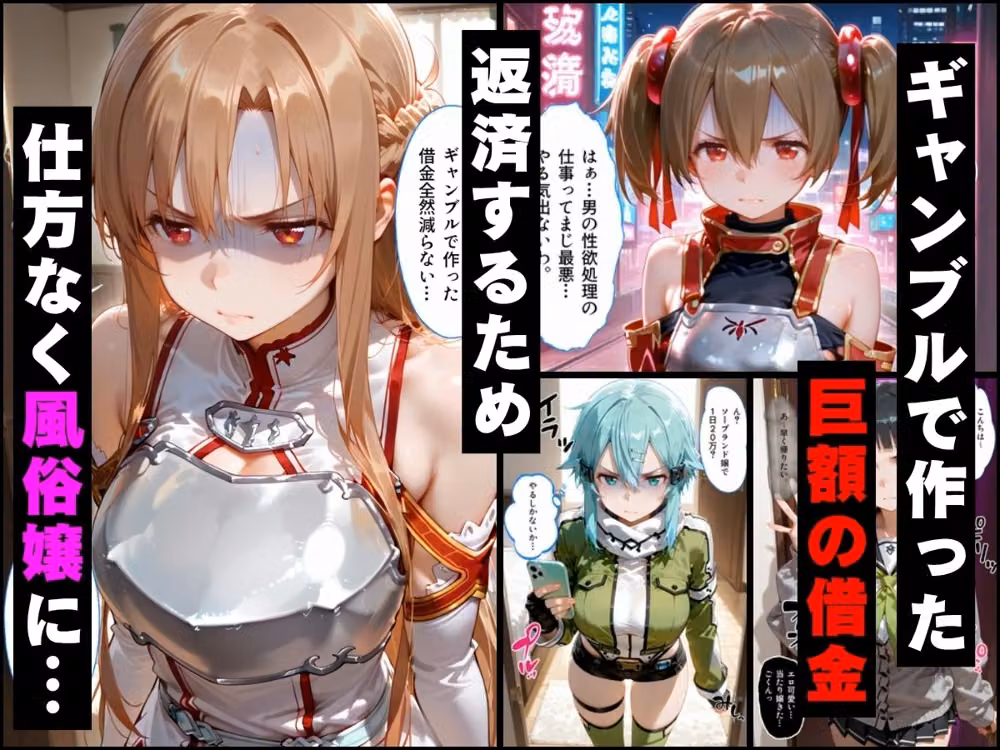 「だるっ」ギャンブルで作った借金を返済するため、しょうがなく風俗嬢になりました S●O編 hitomiエロ漫画raw サンプル画像001