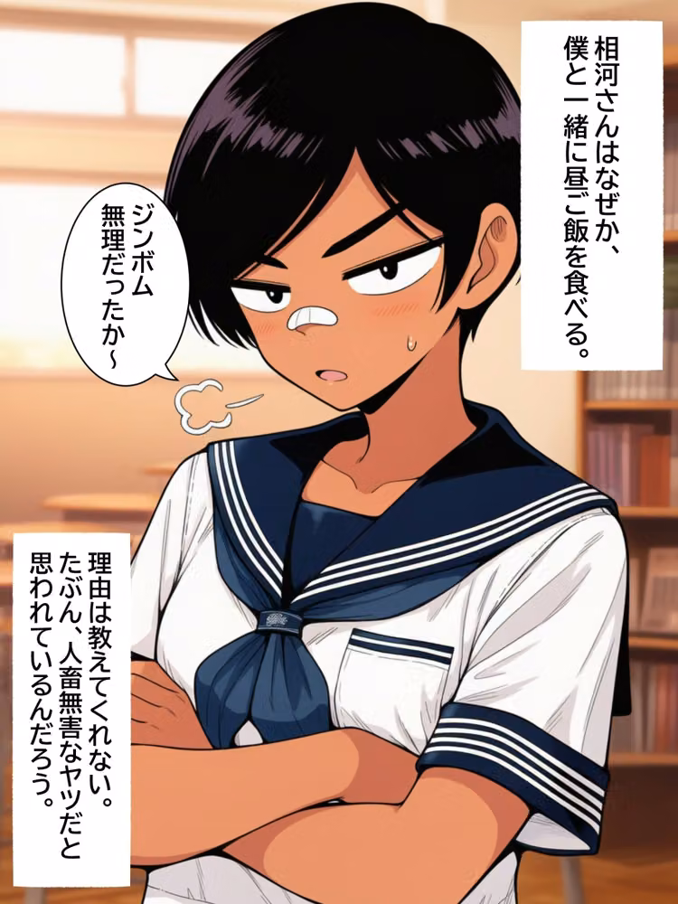 僕が片思いしてたボーイッシュ女子が、ヤリチンサッカー部員に孕まされるまで。 hitomiエロ漫画raw サンプル画像003