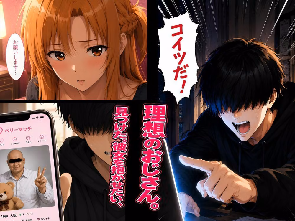 彼女をおじさんに抱かせて横で見た！【寝取らせNTR】〜了承した彼女と目の前セックス〜 hitomiエロ漫画raw サンプル画像002