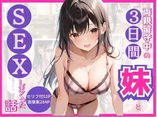 両親留守中の3日間妹とSEXしまくった話