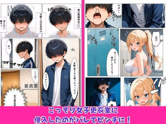 人気者の巨乳ギャルと中出しセックスしたらメス堕ちした話 hitomiエロ漫画raw サンプル画像002
