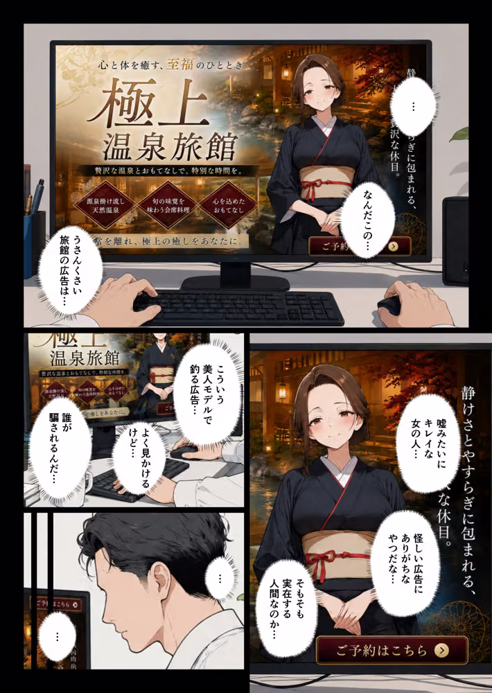 社畜の俺が、温泉旅館でギャル仲居×若女将のご奉仕ハーレムに！？ hitomiエロ漫画raw サンプル画像002