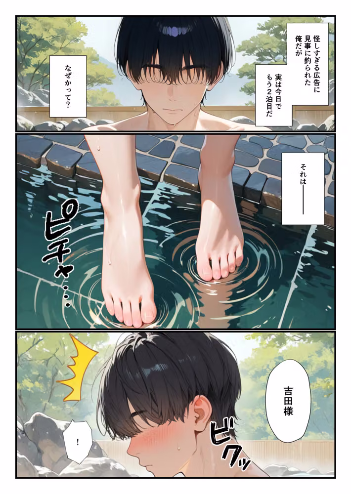 社畜の俺が、温泉旅館でギャル仲居×若女将のご奉仕ハーレムに！？ hitomiエロ漫画raw サンプル画像003