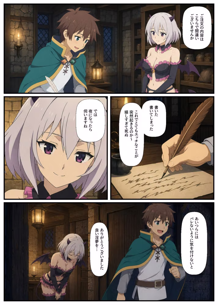 この素晴らしい世界に4Pを！催淫中出しでメス落ち〜ア〇ア・ダ〇ネス・め〇みん〜 hitomiエロ漫画raw サンプル画像003