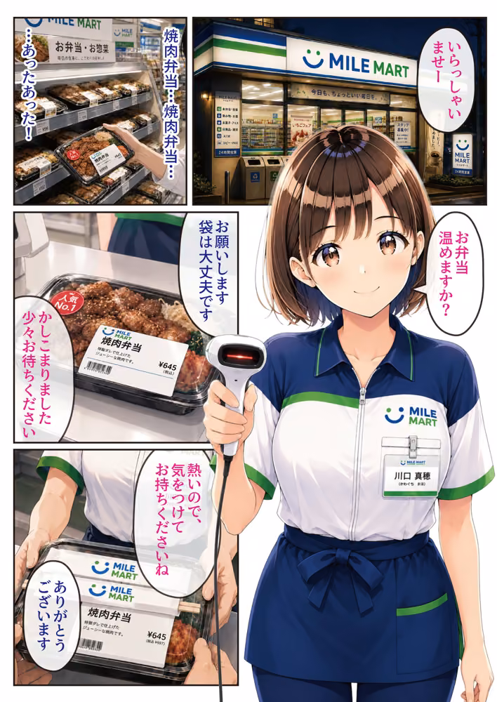 コンビニのあの子と、シフトのあとで。 hitomiエロ漫画raw サンプル画像001