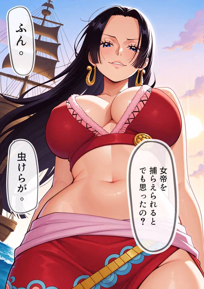 奴●海賊女帝 〜海楼石に囚われた高慢女帝、三日間の陥落〜 hitomiエロ漫画raw サンプル画像004