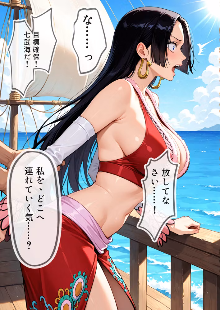 奴●海賊女帝 〜海楼石に囚われた高慢女帝、三日間の陥落〜 hitomiエロ漫画raw サンプル画像007
