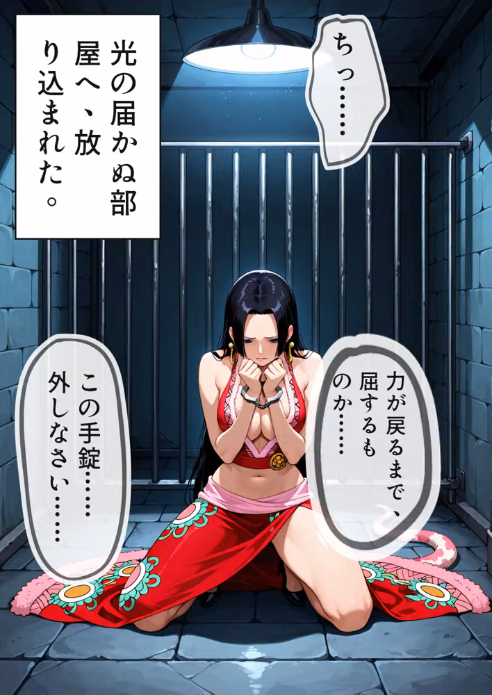 奴●海賊女帝 〜海楼石に囚われた高慢女帝、三日間の陥落〜 hitomiエロ漫画raw サンプル画像009