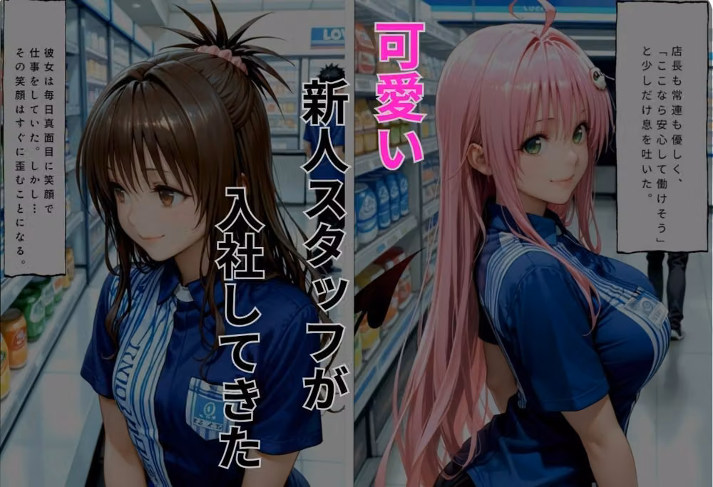 危険なバイト先狙われた新人スタッフ  結城美〇、ララ編 hitomiエロ漫画raw サンプル画像002