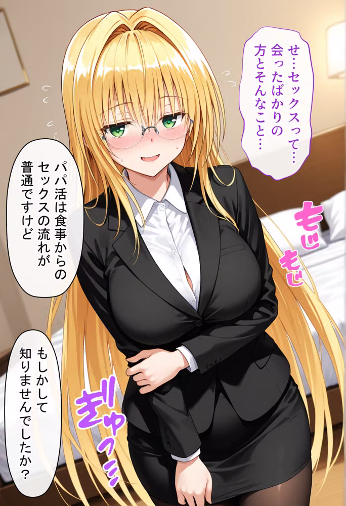 放課後、彼女たちはパパと会う〜チン媚び下品交尾〜欲しがり金髪巨乳ドジっ子教師、金と性欲に溺れる hitomiエロ漫画raw サンプル画像010