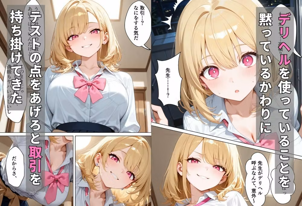 デリヘル呼んだら教え子のギャルが来たので、連続中出しで堕とした話 hitomiエロ漫画raw サンプル画像002
