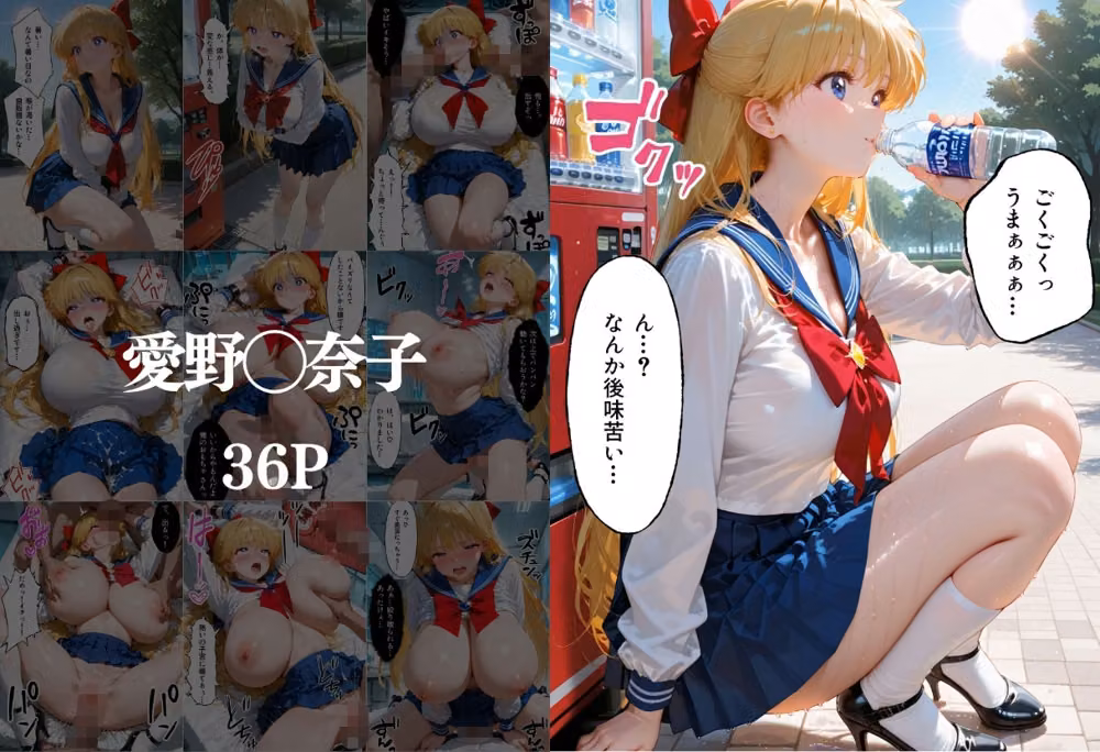 自販機のドリンクで超乳確定〜研究所で即ハメした話〜 美少女◯士セーラームーン編 hitomiエロ漫画raw サンプル画像001
