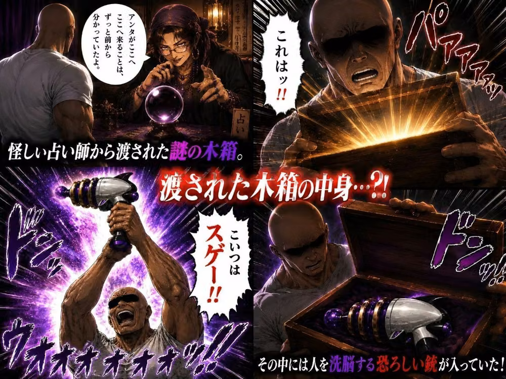 俺が手に入れた「催●マックスバスター」で人生大逆転？謎の銃が、俺の人生を変えていく‥ hitomiエロ漫画raw サンプル画像002