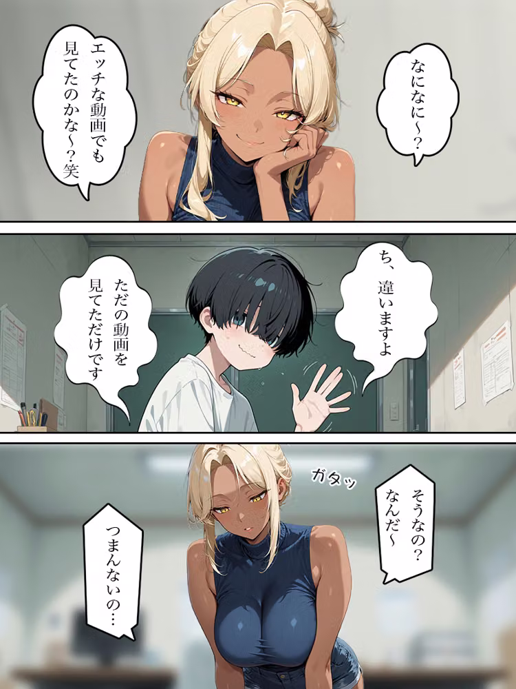 俺だけが知ってる爆乳人妻ギャルパイセンは実はエロ配信者だった話し hitomiエロ漫画raw サンプル画像022