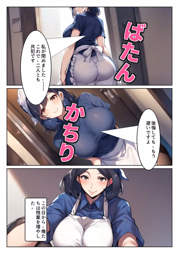 惣菜売り場のパート主婦（42）と夫のいる店のバックヤードで汗だく本気中出しセックスした話 hitomiエロ漫画raw サンプル画像013