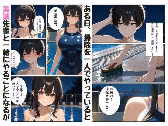 『陰キャな俺が。』 水泳部の美人先輩と2人で放課後を hitomiエロ漫画raw サンプル画像002