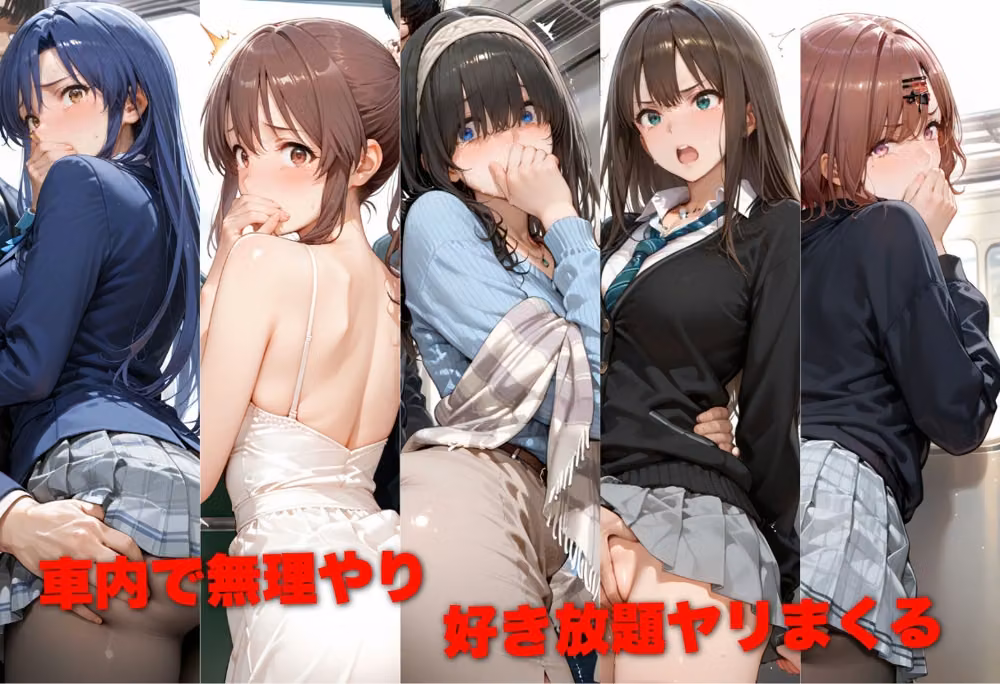 電車で痴●した美女をガラスに押し付けメス堕ちさせた話 ア●ドルマスター編 hitomiエロ漫画raw サンプル画像002