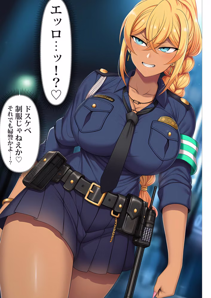 非モテの俺が武闘派ギャル婦警をエロい目で見てたらなぜか性奴●志願してきた hitomiエロ漫画raw サンプル画像004
