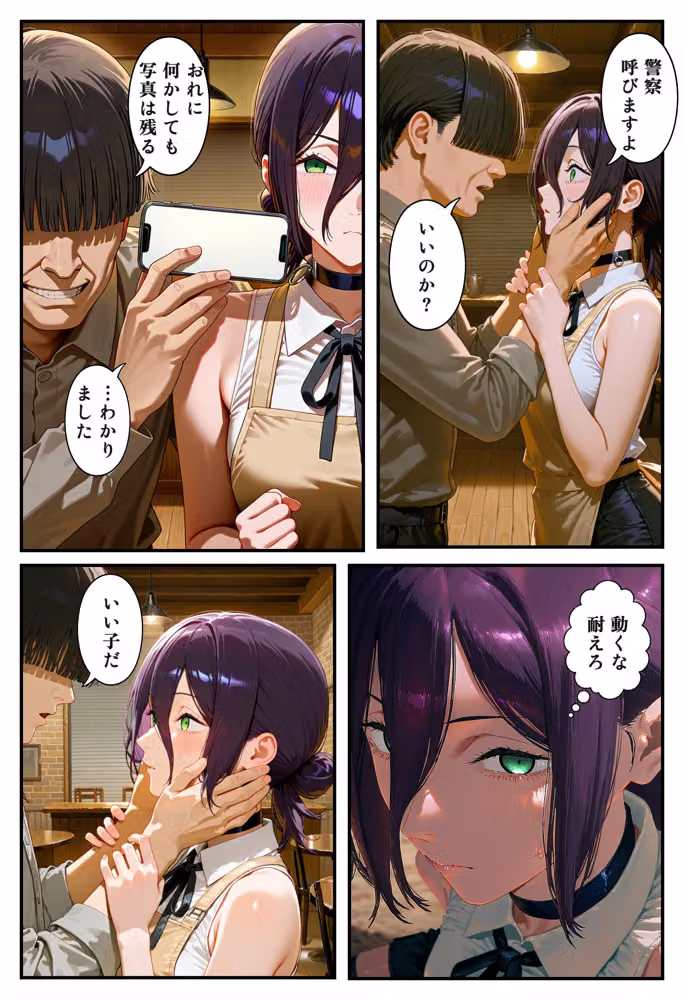 レ○ 笑顔と脅迫 hitomiエロ漫画raw サンプル画像008