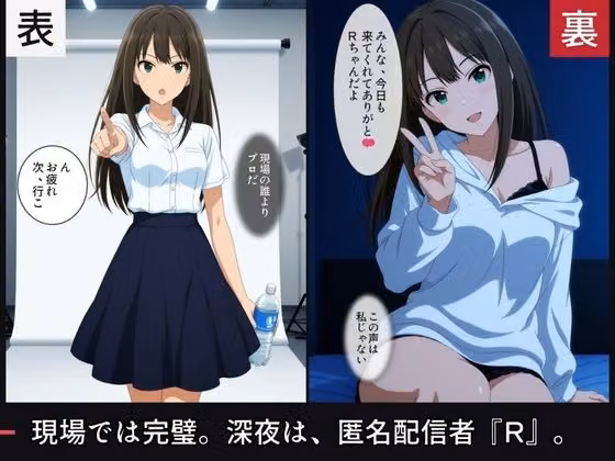 クール系アイドルの裏配信を特定したので、俺専用に堕とした hitomiエロ漫画raw サンプル画像001