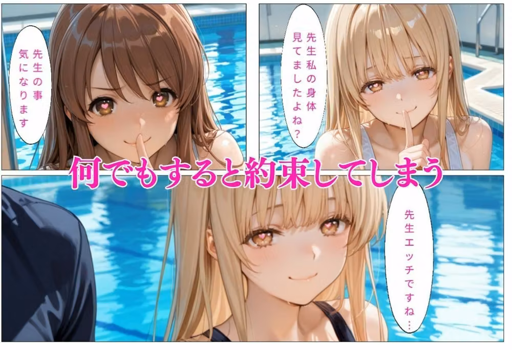 巨乳の美女が水着で誘惑  ま〇る、み〇る編 hitomiエロ漫画raw サンプル画像002
