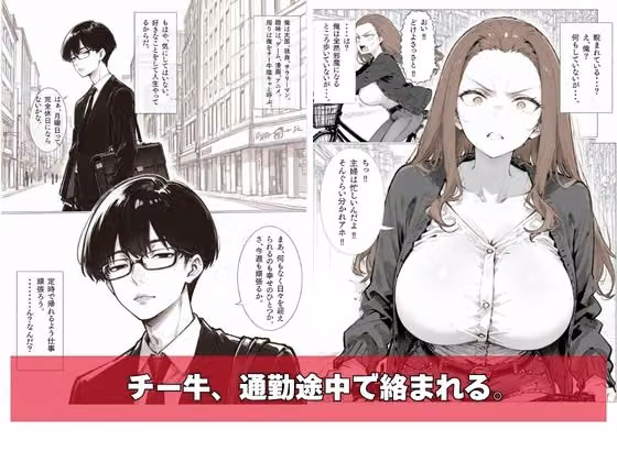 チー牛の俺がチャリカス人妻に中出し完封 hitomiエロ漫画raw サンプル画像002