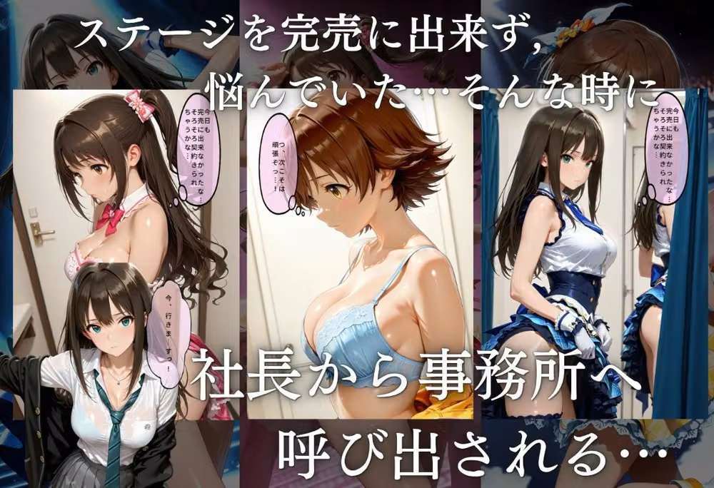 売れなかったアイドルたち・・・売れるまでやった裏枕営業2本立て hitomiエロ漫画raw サンプル画像002