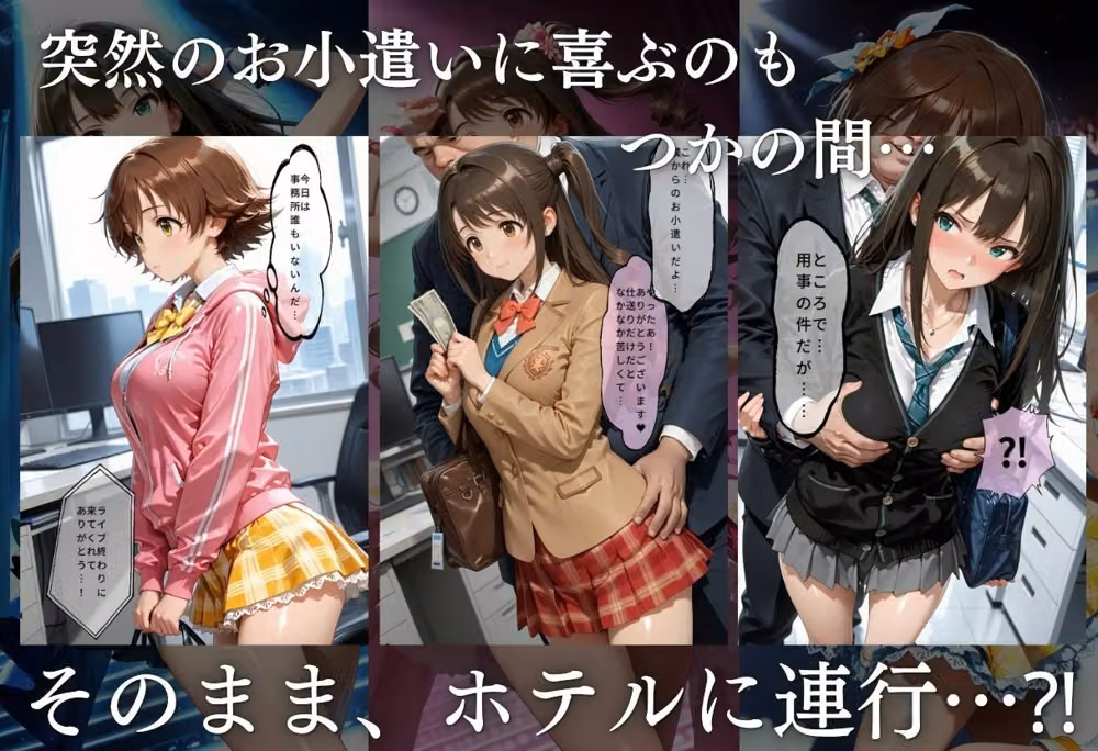 売れなかったアイドルたち・・・売れるまでやった裏枕営業2本立て hitomiエロ漫画raw サンプル画像003