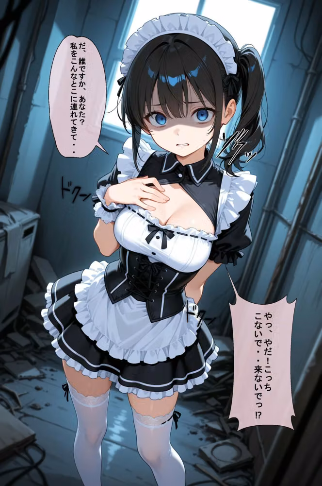 コスプレ美少女は廃屋で餌食となる・・  悲壮な女の子って・・そそるよね hitomiエロ漫画raw サンプル画像001